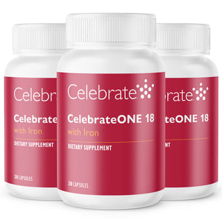 CelebrateONE 18 Once Daily Bariatric Multivitamin with Iron, Capsules