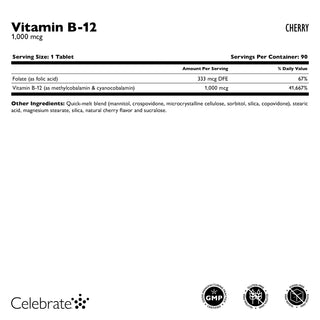 Vitamin B-12, Quick-Melt