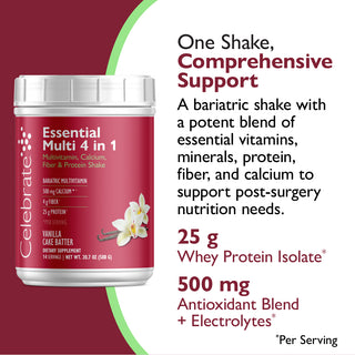 Essential Multi 4 in 1 Multivitamin with Calcium + Protein, Powder