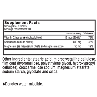 Fakten zu Celebrate's Kalziumcitrat-Tabletten in einer Flasche mit 180 Stück